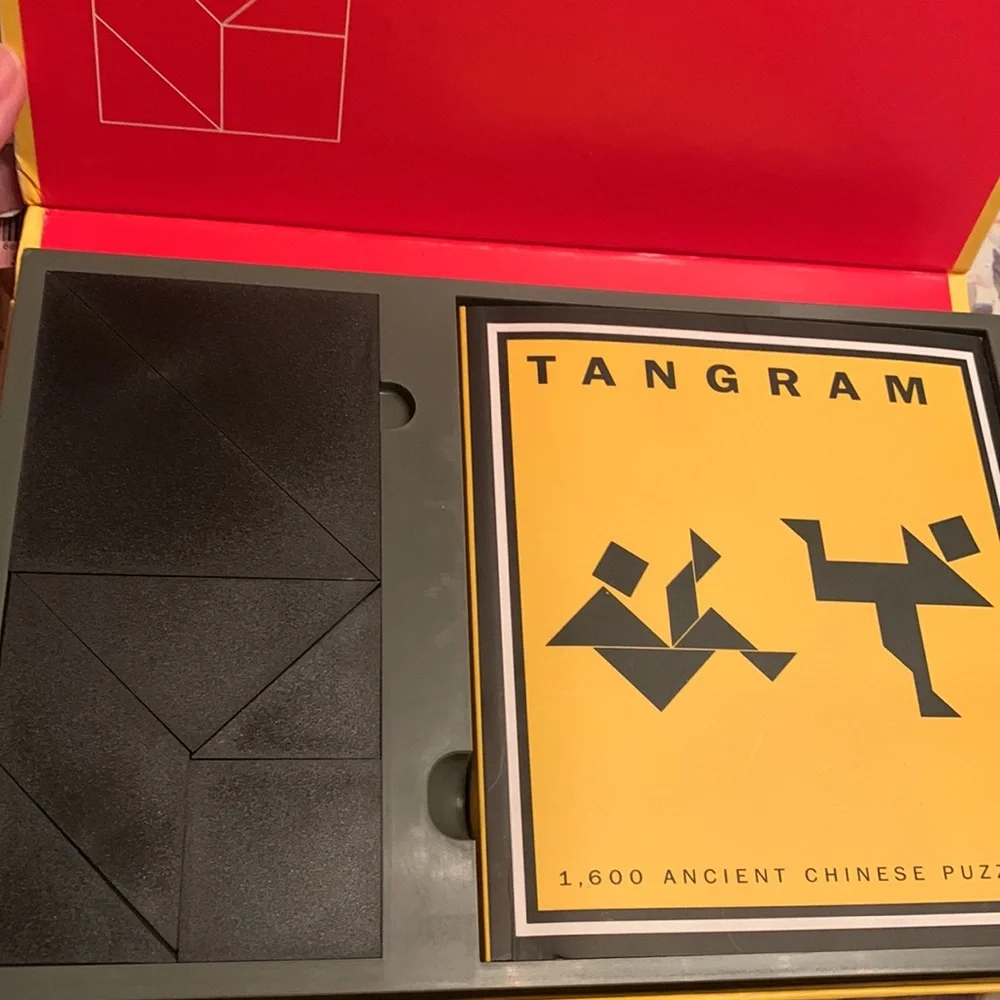 Tangram LARGE 1,600 ancient Chinese puzzles games Elffers Schuyt HOURS OF FUN